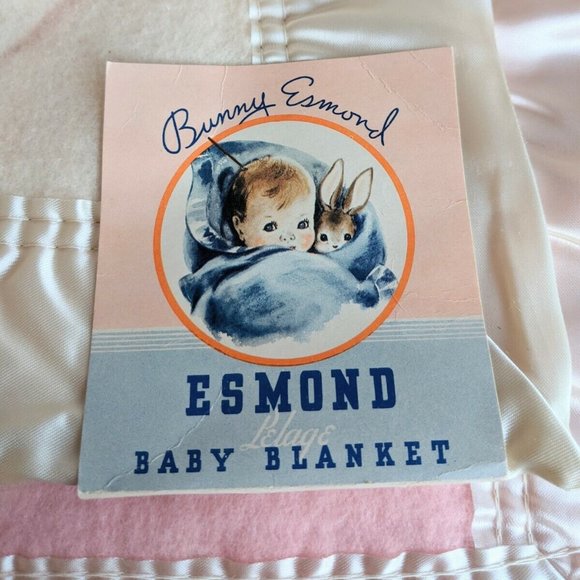 NWT Vintage Bunny Esmond Pelage Baby Blanket - 1946 - Picture 1 of 4